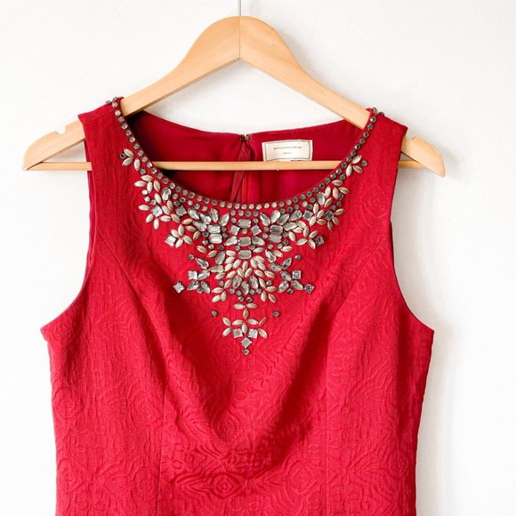 Anthropologie Red Mini Dress - Picture 5 of 10